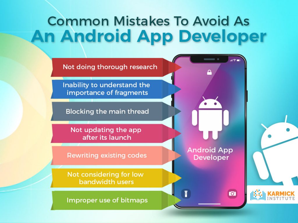 Mistakes to avoid as an android app developer