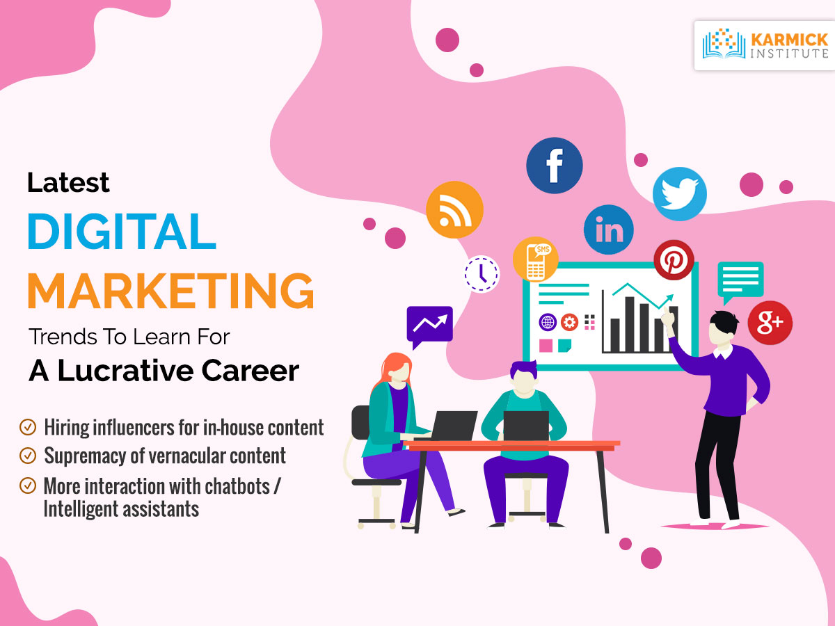 Latest Digital Marketing Trends To Learn For A Lucrative Career